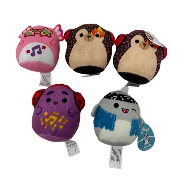 McDonald's SQUISHMALLOWS Lot of 5 Hans Archie Grimace Gordon - Picture 1 of 2